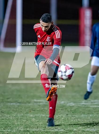 Thumbnail 2 in East Mecklenburg vs Hoke County (NCHSAA 4A First Round Playoff) photogallery.
