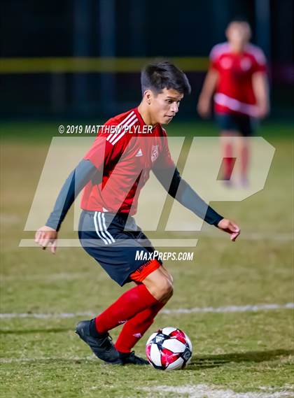 Thumbnail 2 in East Mecklenburg vs Hoke County (NCHSAA 4A First Round Playoff) photogallery.