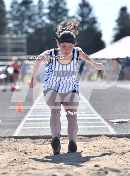 Thumbnail 3 in Section 6 Class A Track and Field Championships (Girls) photogallery.