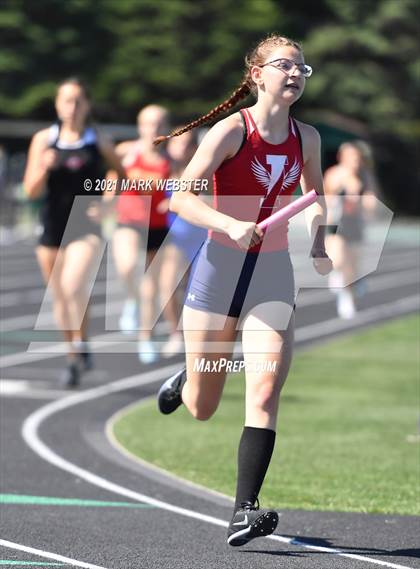 Thumbnail 3 in Section 6 Class A Track and Field Championships (Girls) photogallery.