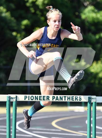 Thumbnail 2 in Section 6 Class A Track and Field Championships (Girls) photogallery.