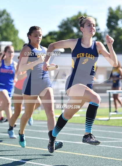 Thumbnail 3 in Section 6 Class A Track and Field Championships (Girls) photogallery.