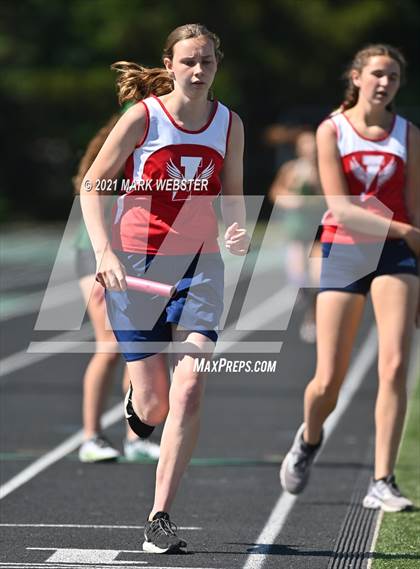 Thumbnail 2 in Section 6 Class A Track and Field Championships (Girls) photogallery.