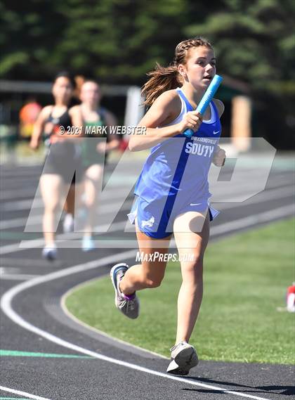Thumbnail 3 in Section 6 Class A Track and Field Championships (Girls) photogallery.