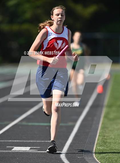 Thumbnail 2 in Section 6 Class A Track and Field Championships (Girls) photogallery.