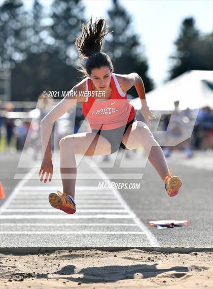 Thumbnail 2 in Section 6 Class A Track and Field Championships (Girls) photogallery.
