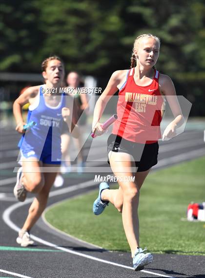 Thumbnail 2 in Section 6 Class A Track and Field Championships (Girls) photogallery.