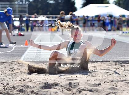 Thumbnail 2 in Section 6 Class A Track and Field Championships (Girls) photogallery.