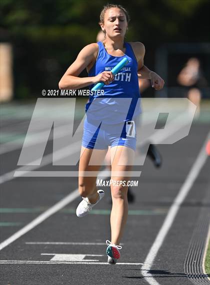 Thumbnail 2 in Section 6 Class A Track and Field Championships (Girls) photogallery.