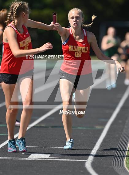 Thumbnail 3 in Section 6 Class A Track and Field Championships (Girls) photogallery.