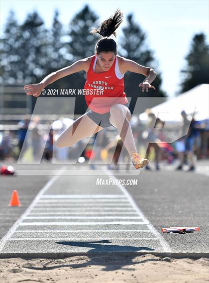 Thumbnail 1 in Section 6 Class A Track and Field Championships (Girls) photogallery.