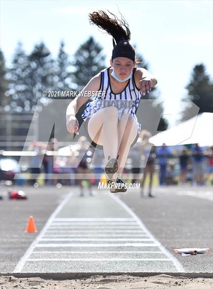 Thumbnail 1 in Section 6 Class A Track and Field Championships (Girls) photogallery.