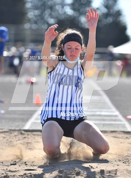 Thumbnail 2 in Section 6 Class A Track and Field Championships (Girls) photogallery.