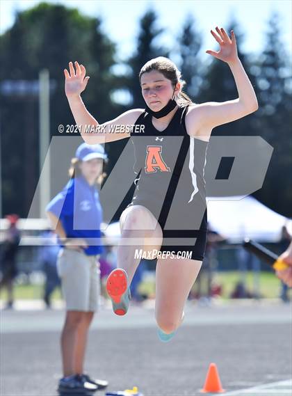 Thumbnail 1 in Section 6 Class A Track and Field Championships (Girls) photogallery.