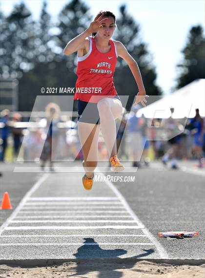 Thumbnail 1 in Section 6 Class A Track and Field Championships (Girls) photogallery.