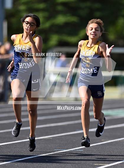 Thumbnail 3 in Section 6 Class A Track and Field Championships (Girls) photogallery.