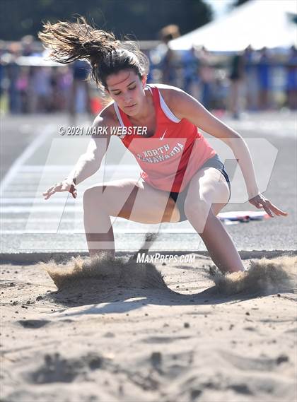 Thumbnail 3 in Section 6 Class A Track and Field Championships (Girls) photogallery.