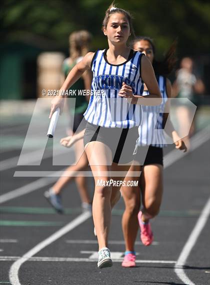 Thumbnail 3 in Section 6 Class A Track and Field Championships (Girls) photogallery.