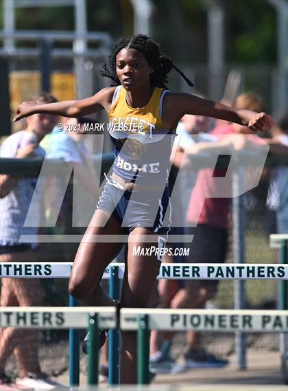 Thumbnail 2 in Section 6 Class A Track and Field Championships (Girls) photogallery.
