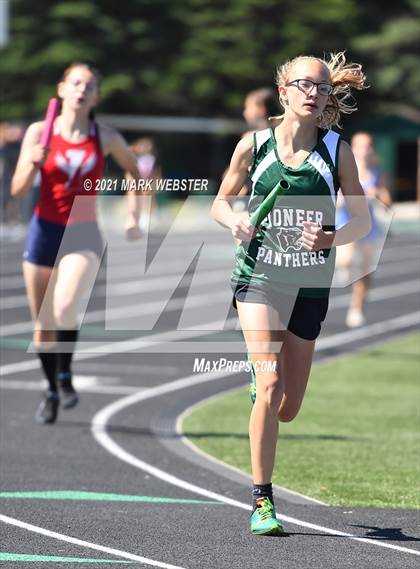 Thumbnail 2 in Section 6 Class A Track and Field Championships (Girls) photogallery.