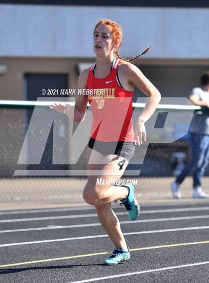 Thumbnail 3 in Section 6 Class A Track and Field Championships (Girls) photogallery.