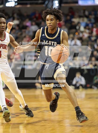 Thumbnail 1 in Lloyd Memorial vs Newport (2023 9th Region Boys Basketball Tournament) photogallery.