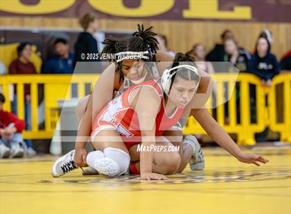 Thumbnail 1 in NIAA All Girls Southern Region Wrestling Qualifier (Prelim Day 2 AM Mat 2) photogallery.