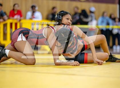 Thumbnail 1 in NIAA All Girls Southern Region Wrestling Qualifier (Prelim Day 2 AM Mat 2) photogallery.