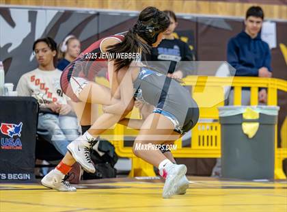 Thumbnail 1 in NIAA All Girls Southern Region Wrestling Qualifier (Prelim Day 2 AM Mat 2) photogallery.