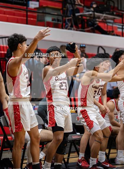 Thumbnail 2 in Mission @ Harlingen (UIL Basketball 6A Bi-District) photogallery.