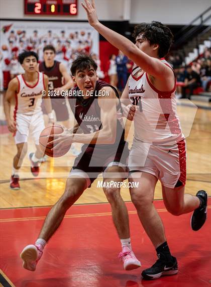 Thumbnail 1 in Mission @ Harlingen (UIL Basketball 6A Bi-District) photogallery.