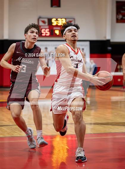 Thumbnail 3 in Mission @ Harlingen (UIL Basketball 6A Bi-District) photogallery.