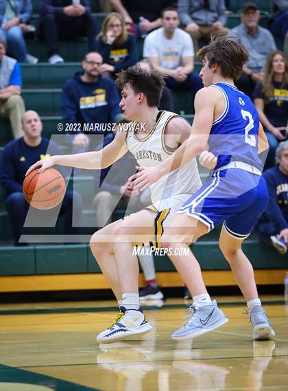 Thumbnail 2 in Catholic Central vs. Clarkston (MHSAA Regional Final) photogallery.