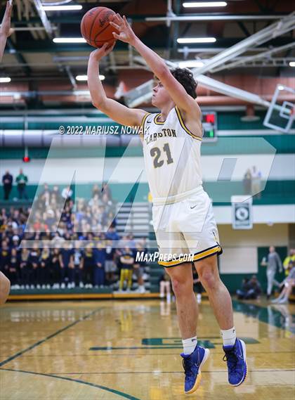 Thumbnail 3 in Catholic Central vs. Clarkston (MHSAA Regional Final) photogallery.