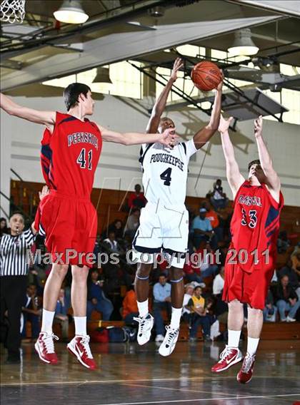 Thumbnail 2 in Poughkeepsie vs Peekskill (Queen City Classic) photogallery.