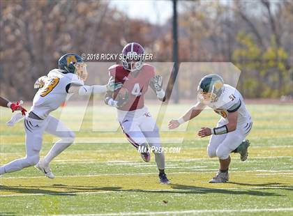 Thumbnail 1 in Trinity Catholic vs. Maryville(MSHSAA 3A Quarterfinal) photogallery.