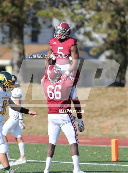 Thumbnail 2 in Trinity Catholic vs. Maryville(MSHSAA 3A Quarterfinal) photogallery.