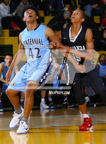 Thumbnail 1 in Etiwanda vs. Centennial (The Classic at Damien) photogallery.