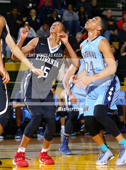 Thumbnail 3 in Etiwanda vs. Centennial (The Classic at Damien) photogallery.