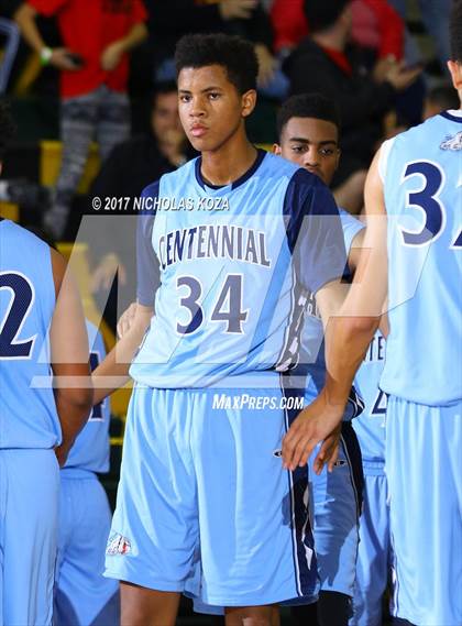 Thumbnail 3 in Etiwanda vs. Centennial (The Classic at Damien) photogallery.