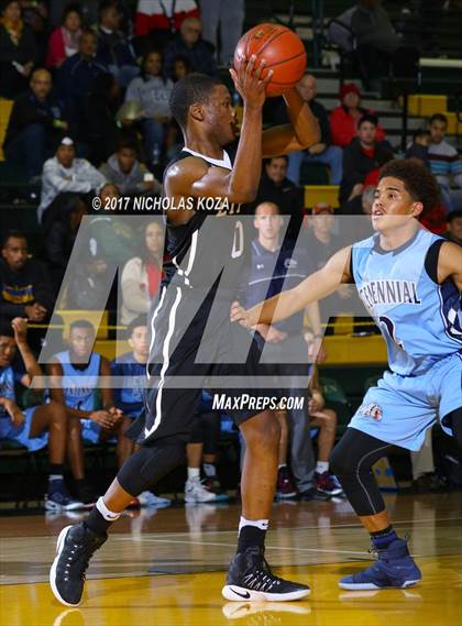 Thumbnail 3 in Etiwanda vs. Centennial (The Classic at Damien) photogallery.