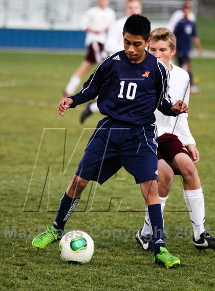 Thumbnail 3 in Golden vs. Mitchell (CHSAA 4A First Round Playoff) photogallery.