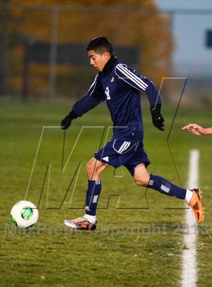 Thumbnail 3 in Golden vs. Mitchell (CHSAA 4A First Round Playoff) photogallery.