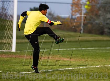 Thumbnail 2 in Golden vs. Mitchell (CHSAA 4A First Round Playoff) photogallery.