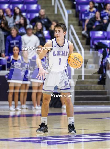 Thumbnail 1 in Lehi vs. Orem (UHSAA 5A Quarterfinal) photogallery.