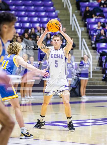 Thumbnail 3 in Lehi vs. Orem (UHSAA 5A Quarterfinal) photogallery.