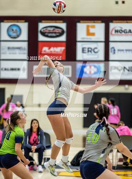 Thumbnail 3 in Ridgeline @ Syracuse (5A/6A Volleyball Challenge) photogallery.