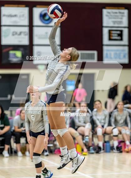 Thumbnail 1 in Ridgeline @ Syracuse (5A/6A Volleyball Challenge) photogallery.