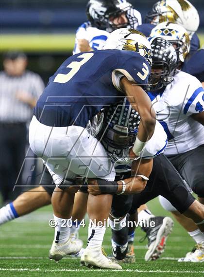 Thumbnail 1 in Keller vs. Plano West (UIL 6A Division 1 Region I Bi-District Playoff) photogallery.