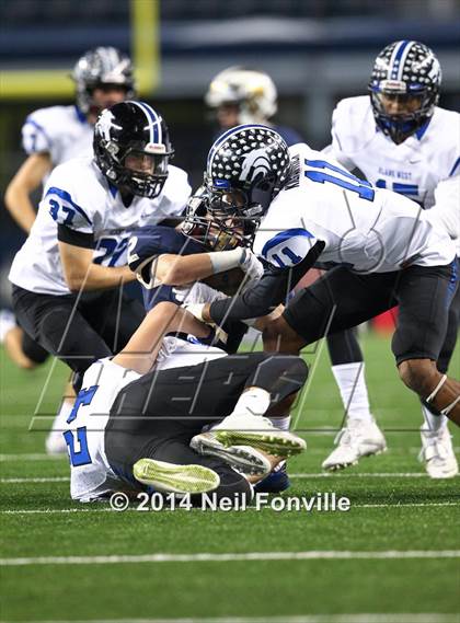 Thumbnail 3 in Keller vs. Plano West (UIL 6A Division 1 Region I Bi-District Playoff) photogallery.